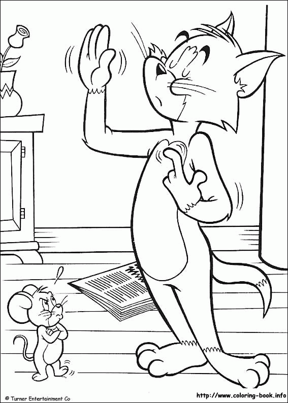 Kolorowanka Kot - Przygody i Humor dla Dzieci kolorowanka do druku